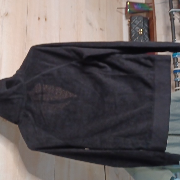 NWT-BCBG- Medium- Black Jumpsuit w/Simple but Bedazzled Hoodie and Pants! - Picture 4 of 8